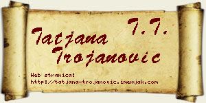 Tatjana Trojanović vizit kartica